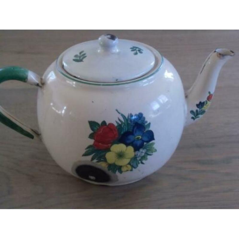 Creme theepot