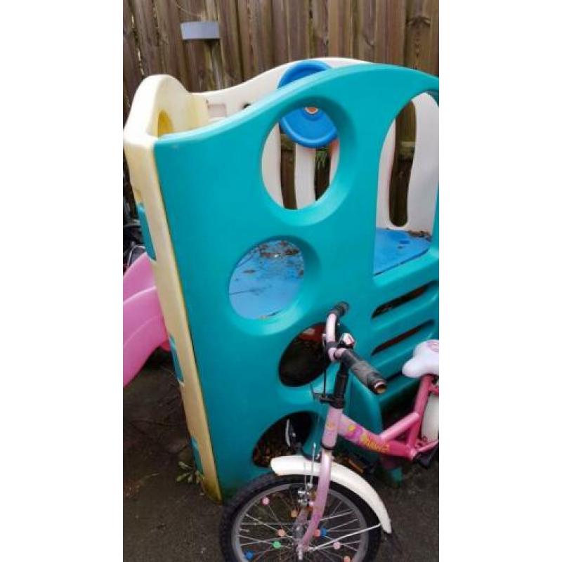 Little tikes speelhuis met glijbaan
