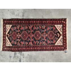 Handgeknoopt Perzisch wol tapijt Torkaman Iran 62x120cm