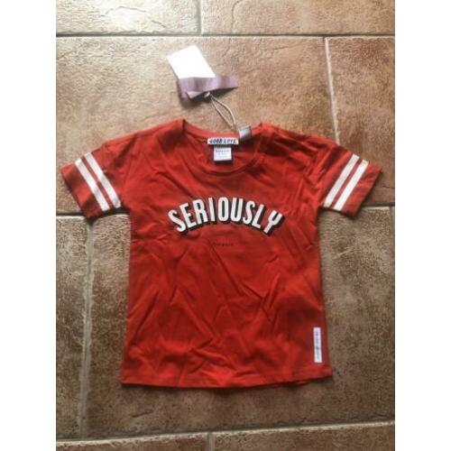 Nik&nik meisjes zomershirtje maat 104 nieuw kaartjes