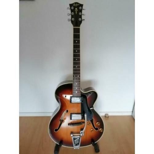 Hofner President/vintage gitaar met de koffer