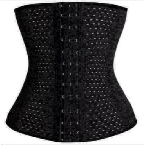 zwarte waist trainer taille shaper korset corset maat XL