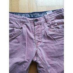 Pme Bare Metal oudroze broek! Wie durft W33 L34