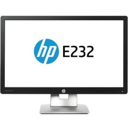 HP EliteDisplay E232 IPS 23" Zwart Full HD Matt