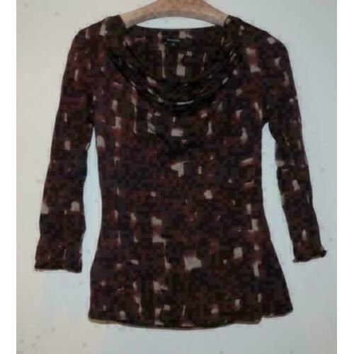 Claudia Sträter bruine top maat 36