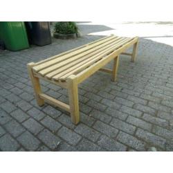Stevige teakhouten tuinbank - 180 cm