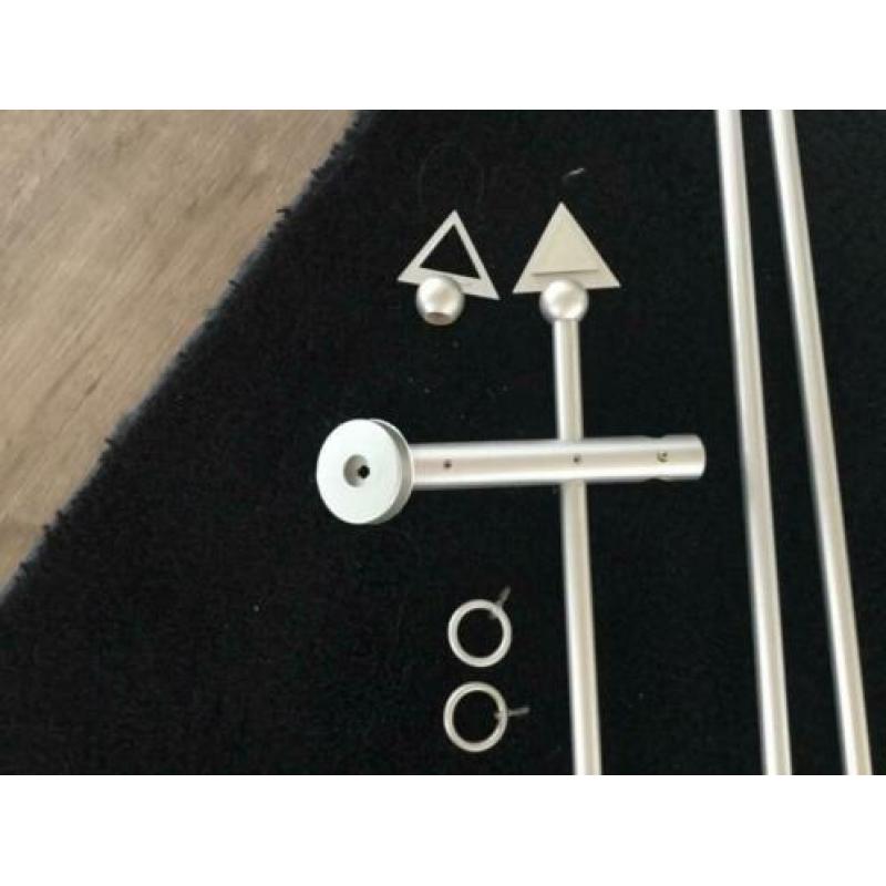 Gordijnroedes, roedes incl. Accessoires