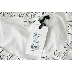 Margit Brandt - NIEUW / mooie witte top met print / maat XL