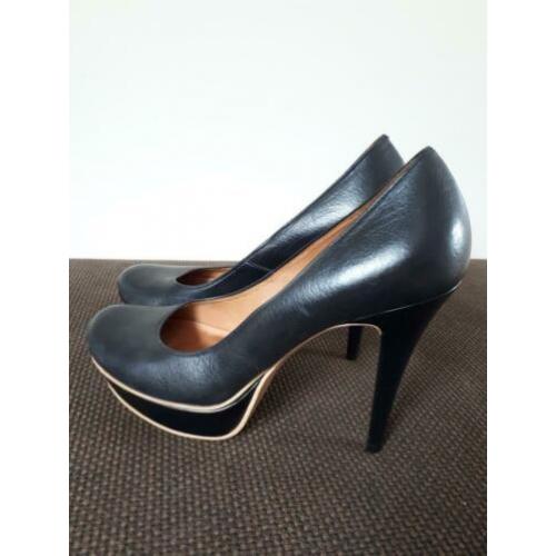 Leren pumps merk Rylko, haak 10 cm