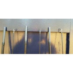 3x Fox Warrior S karperhengels.