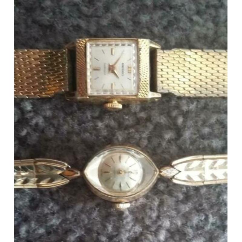 12 vintage/ antieke dameshorloges ( ook los!!)