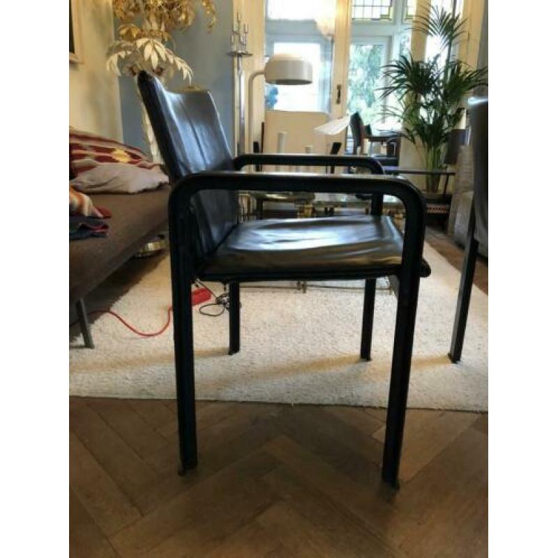 2 vintage Matteo grassi stoelen