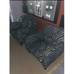 Zebra stoel fauteuil