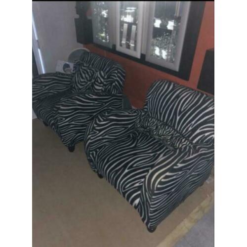 Zebra stoel fauteuil
