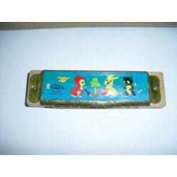 retro mondharmonica Star made in China