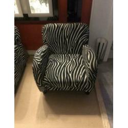 Zebra stoel fauteuil