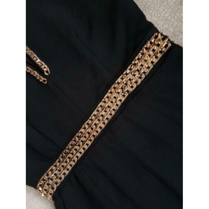 Estelle goldie jurk maat xs gold chain