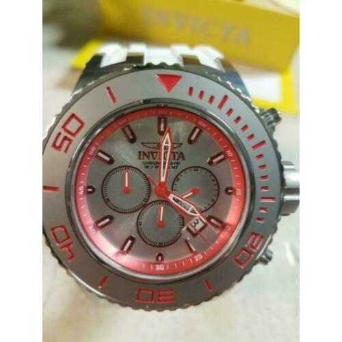 Invicta Subaqua 24656 wit met rode wijzers nieuw