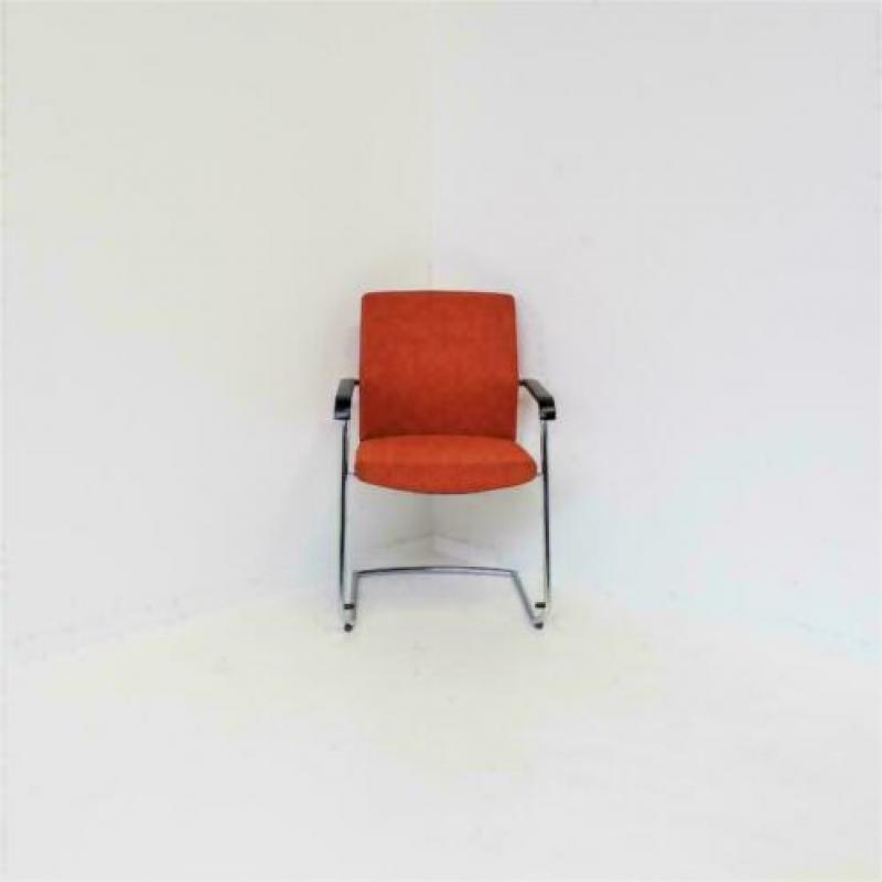 Wilkhahn ON Chair Vergaderstoelen, ORANJE, Netweave Stoel
