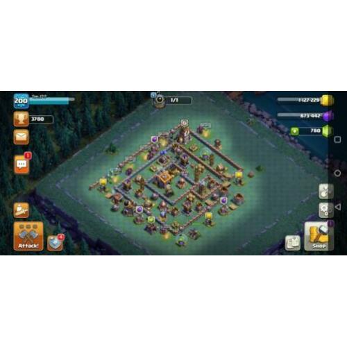 Clash of Clans TH13 account. Legend. BK 40 AQ 37 GW 30 RC 9