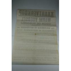 Utrechtse ww2 poster in top staat