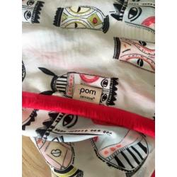 POM Amsterdan sjaal fuchsia roze €20 incl.