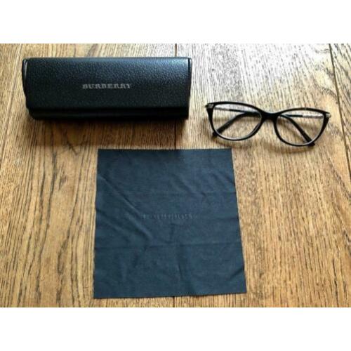 Burberry Bril / Brilmontuur - Design - Zwart / Zilver