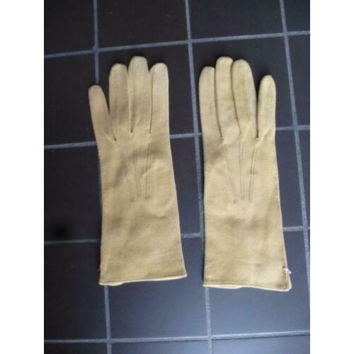 leren dameshandschoenen, maat 7