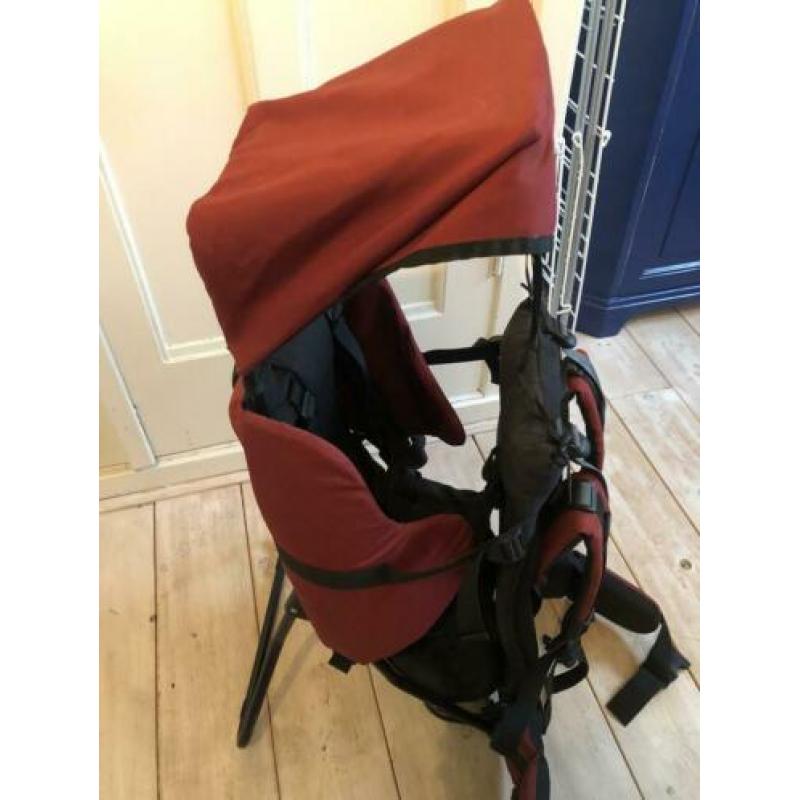 Beversport Rugdrager baby/peuter incl zonneklep en regenhoes