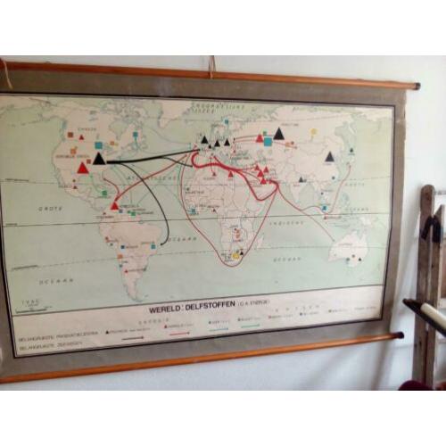 mooie schoolkaart, wereldkaart