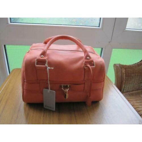 nieuwe echt leren hand/schouder tas met portemonee burkely