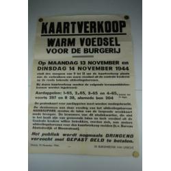 Utrechtse ww2 poster in top staat