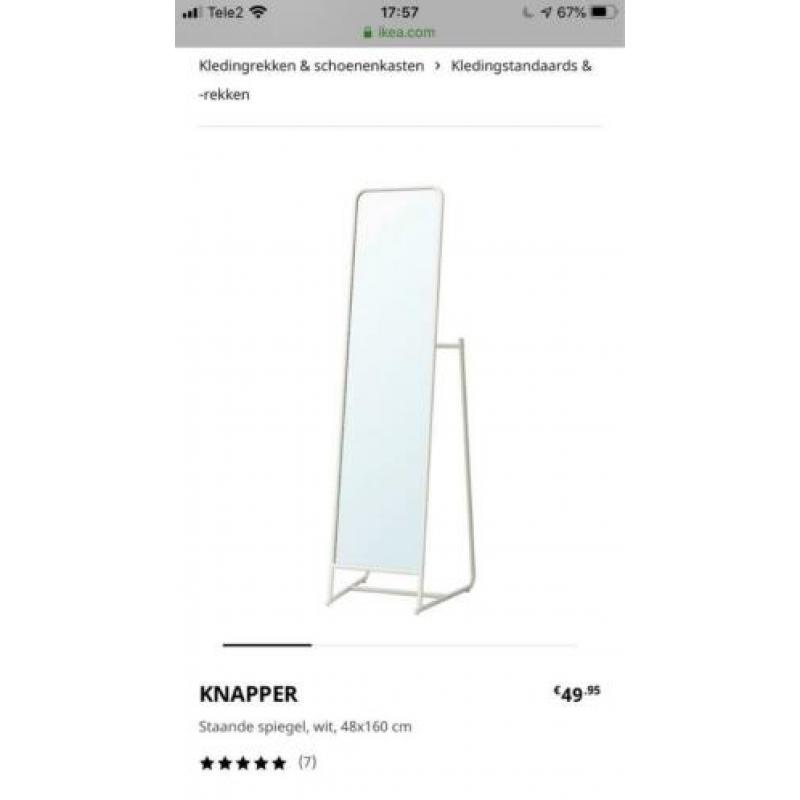 Ikea spiegel “knapper”