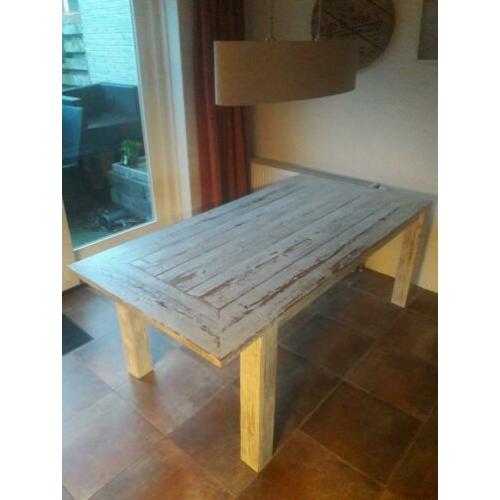 Eettafel van steigerhout