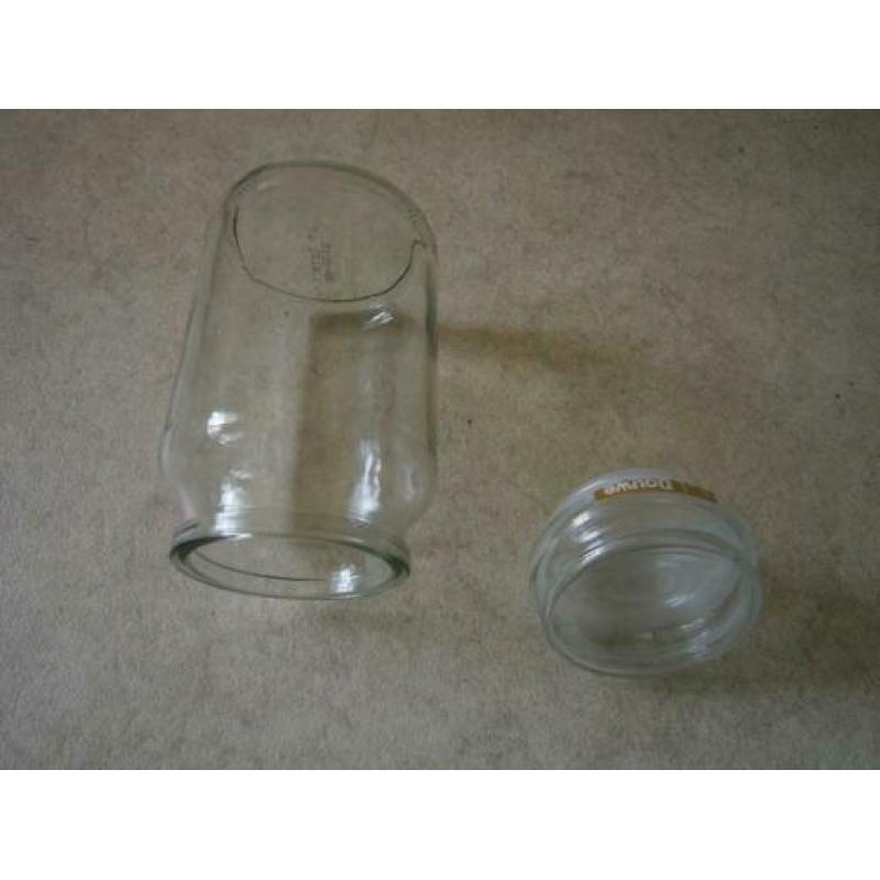 Glazen Voorraadpot (Moccona), Sluit Luchtdicht Af - 0,7 Ltr.