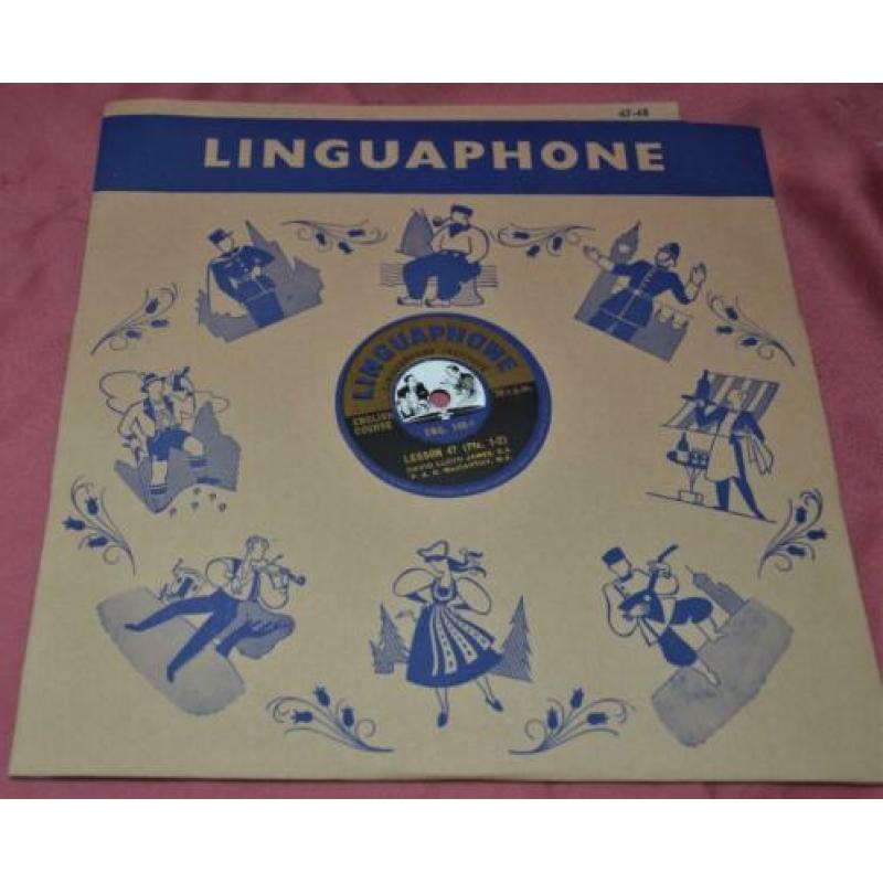 linguaphone engels op 78 toerenplaten