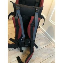 Beversport Rugdrager baby/peuter incl zonneklep en regenhoes
