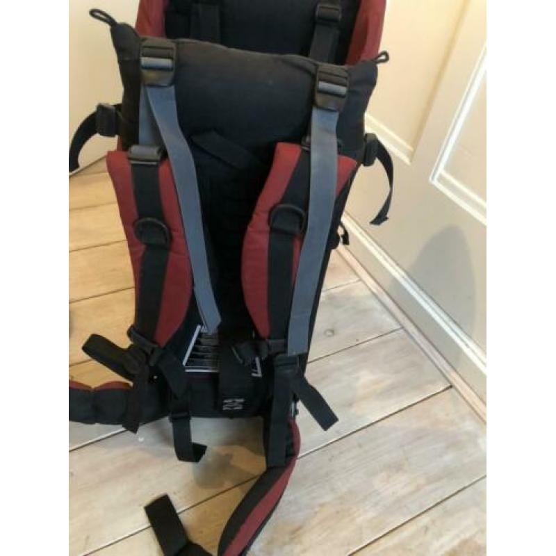 Beversport Rugdrager baby/peuter incl zonneklep en regenhoes