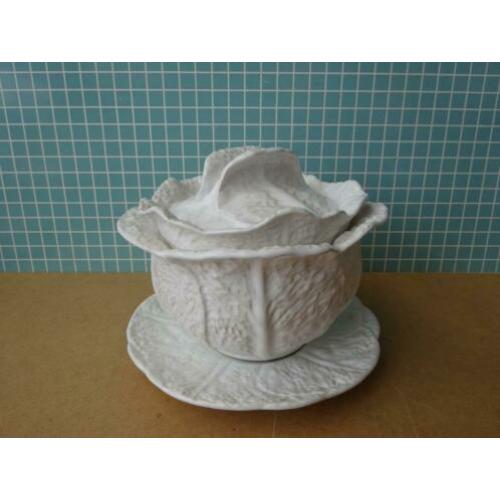 Vintage Olfaire soepkom in vorm van kool