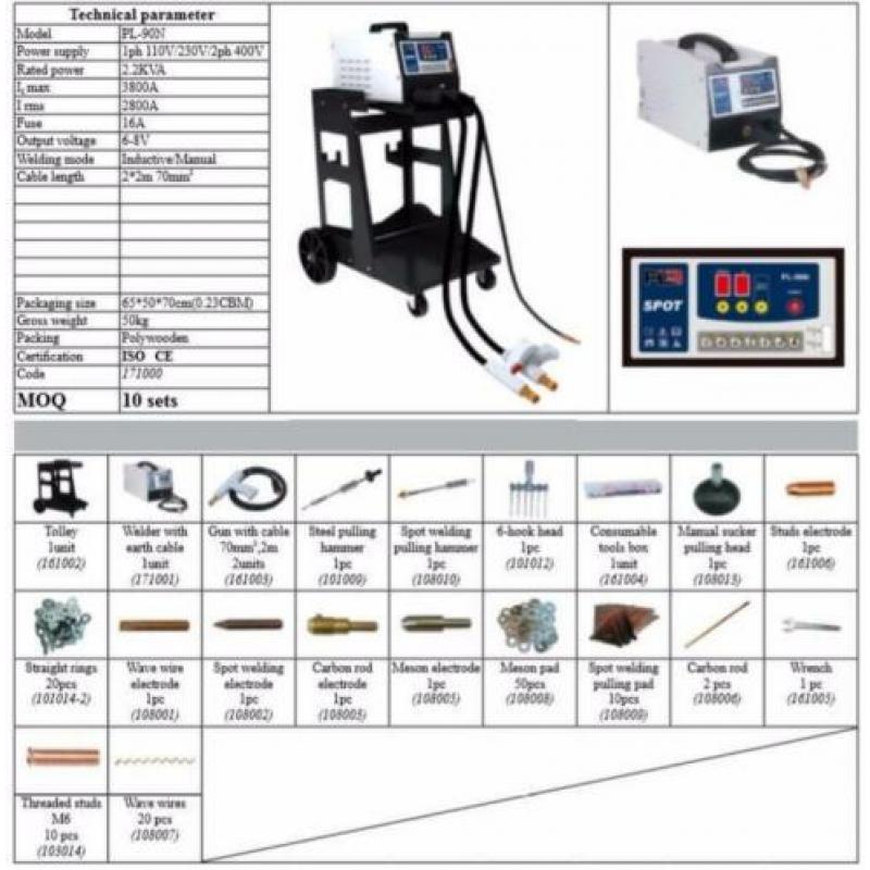 Spotter set 380V 3800 Amp + CE