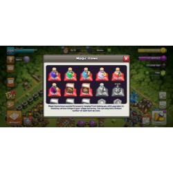 Clash of Clans TH13 account. Legend. BK 40 AQ 37 GW 30 RC 9