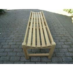 Stevige teakhouten tuinbank - 180 cm