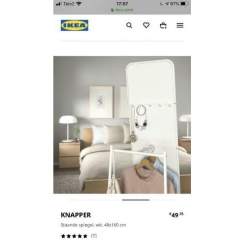 Ikea spiegel “knapper”