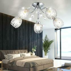 Plafondlamp Crystal Spot Lamp Verlichting Chrome Woonkamer