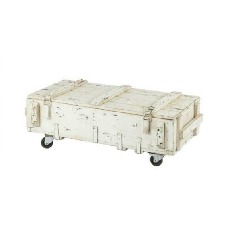 Salontafel kist wit - VTwonen