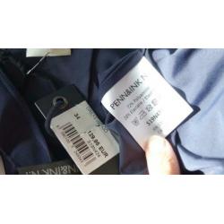 nieuwe donkerblauwe PENN EN INK travel jurk