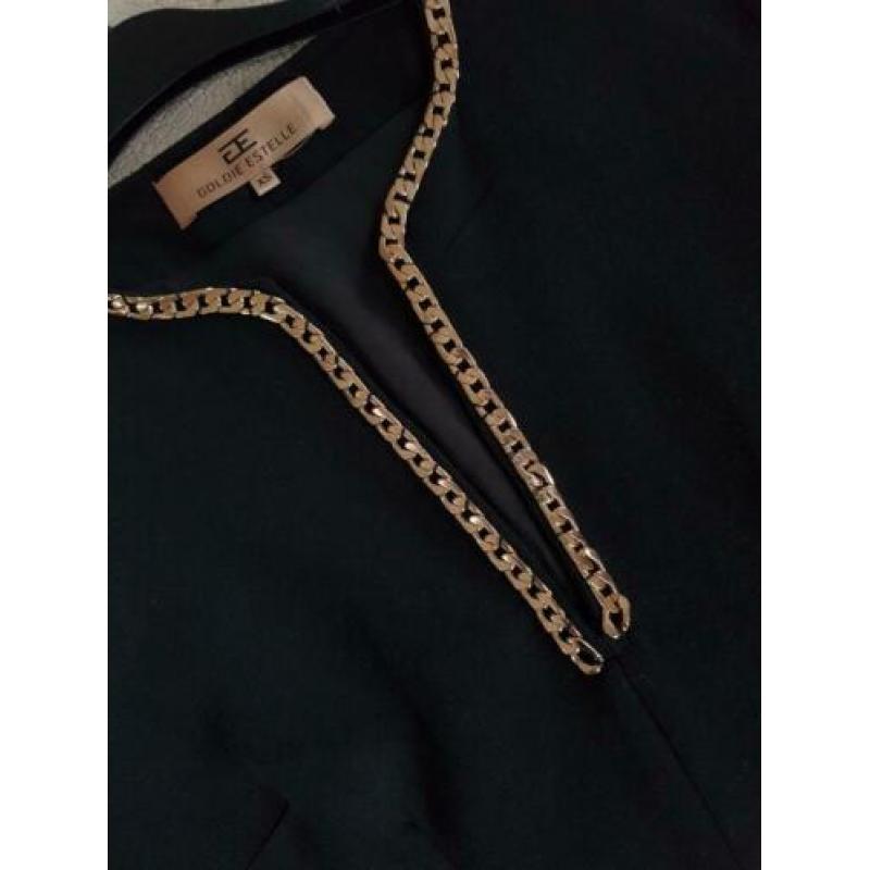 Estelle goldie jurk maat xs gold chain