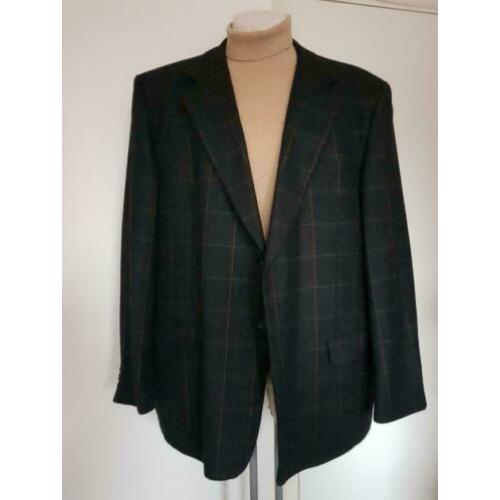 Marco Donati wol maat 60 xxxl €49 zwart /ruit