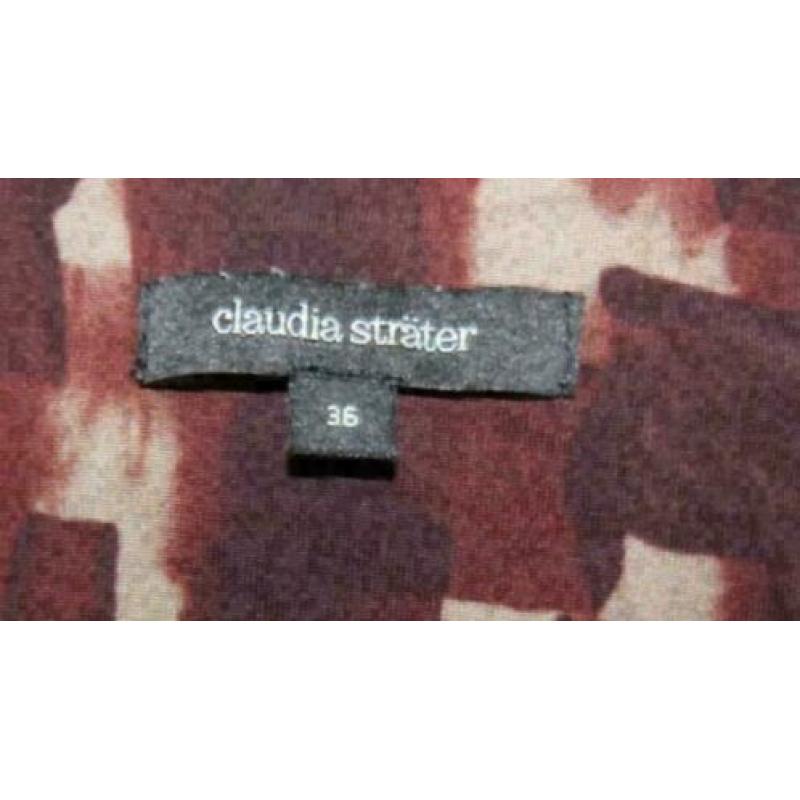 Claudia Sträter bruine top maat 36