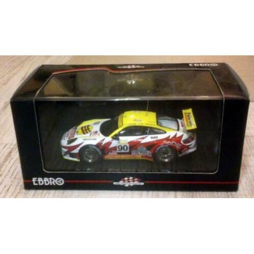 Porsche 911 GT3 RSR White Light. Le Mans 2005 #90 EBBRO 1:43